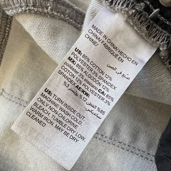 Chico's Jeans Size 3P (16P) Petite Gray Secret Stretch Jeggings Skinny - Picture 4 of 9